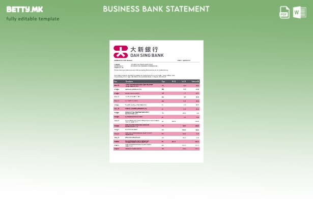 модерен стил на компанијата Dah Sing Bank што го проверува изводот на сметката Ш